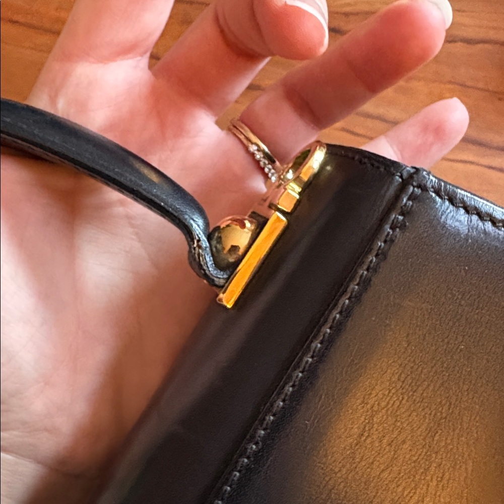 Salvatore Ferragamo black top handle gancini purse - Picture 14 of 14